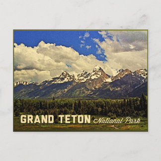 Cartão Postal Parque Nacional Grand Teton