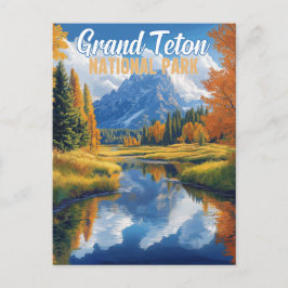 Cartão Postal Parque Nacional Grand Teton