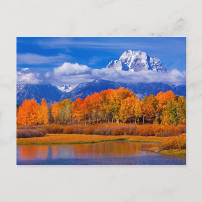 Cartão Postal Parque nacional grande | Wyoming de Teton (Frente)