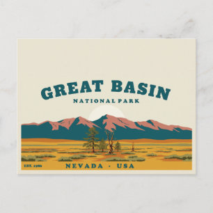 Cartão Postal Parque Nacional Great Basin Nevada criado em 1986