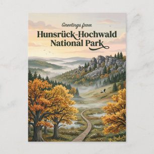 Cartão Postal Parque Nacional Hunsrück-Hochwald Alemanha