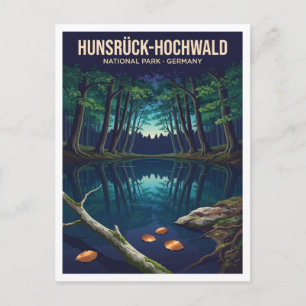 Cartão Postal Parque Nacional Hunsrück-Hochwald, Alemanha Lembra