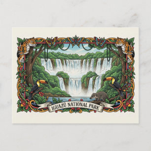 Cartão Postal Parque Nacional Iguazu Argentina