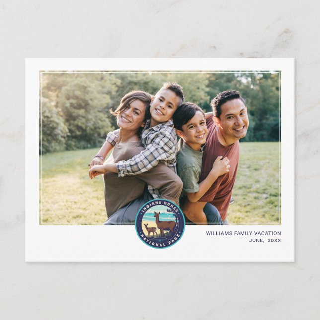 Cartão Postal Parque Nacional Indiana Dunes (Frente)