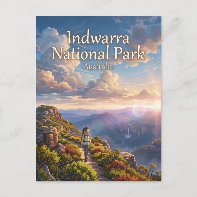 Cartão Postal Parque Nacional Indwarra Austrália (Frente)