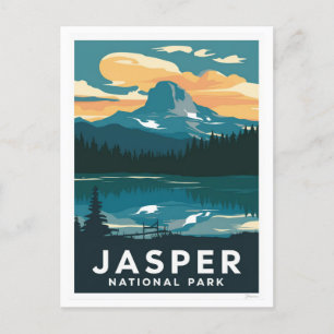 Cartão Postal Parque Nacional Jasper