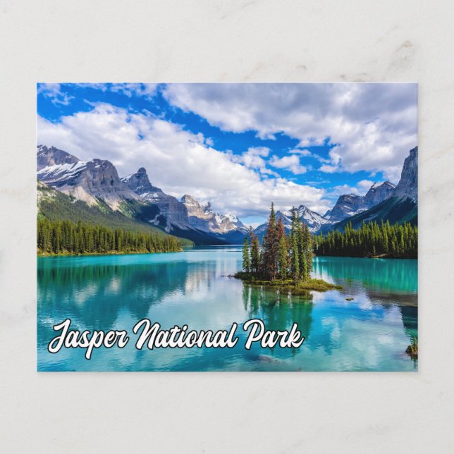 Cartão Postal Parque Nacional Jasper, Alberta, Canadá (Frente)