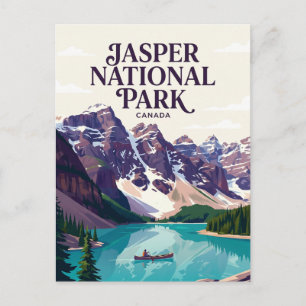 Cartão Postal Parque Nacional Jasper Canadá