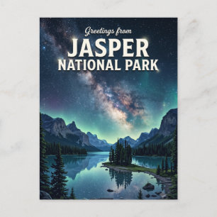 Cartão Postal Parque Nacional Jasper Canadá