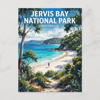 Cartão Postal Parque Nacional Jervis Bay Austrália