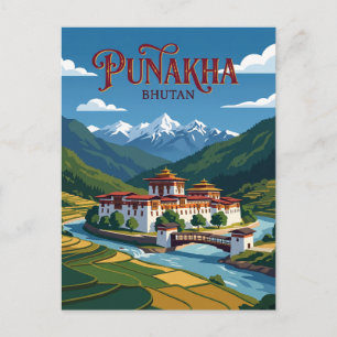 Cartão Postal Parque Nacional Jigme Dorji (Norte) Butão