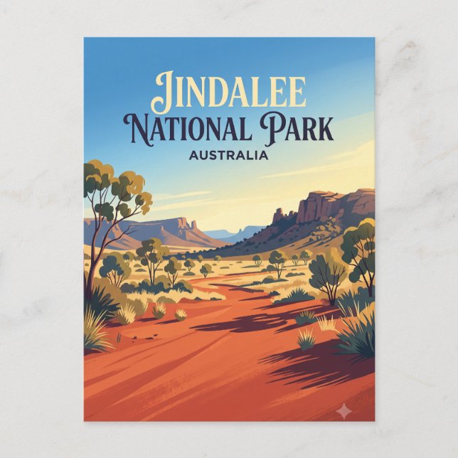 Cartão Postal Parque Nacional Jindalee Austrália (Frente)