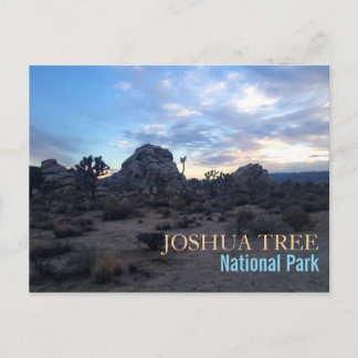 Cartão Postal Parque Nacional Joshua Tree