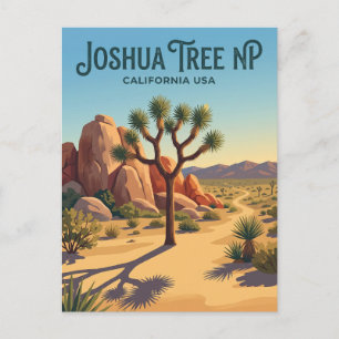 Cartão Postal Parque Nacional Joshua Tree EUA