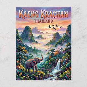 Cartão Postal Parque Nacional Kaeng Krachan Tailândia