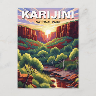 Cartão Postal Parque Nacional Karijini Austrália