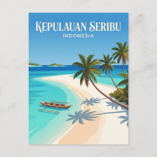 Cartão Postal Parque Nacional Kepulauan Seribu Indonésia