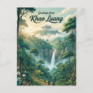Cartão Postal Parque Nacional Khao Luang Tailândia