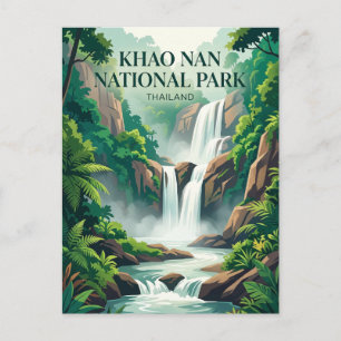 Cartão Postal Parque Nacional Khao Nan Tailândia