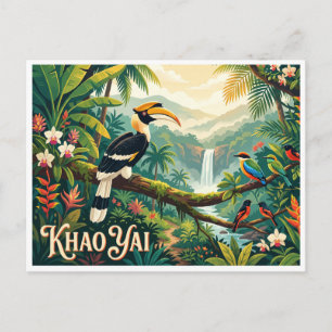 Cartão Postal Parque Nacional Khao Yai Pak Chong Tailândia