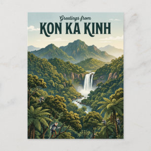 Cartão Postal Parque Nacional Kon Ka Kinh Vietnã