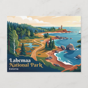 Cartão Postal Parque Nacional Lahemaa Estônia