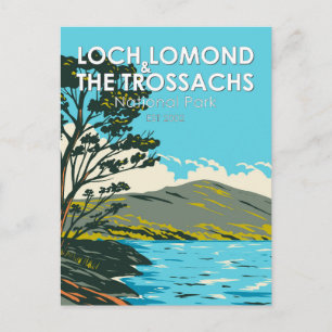 Cartão Postal Parque Nacional Loch Lomond e The Trossachs