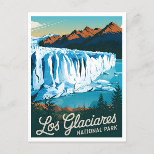 Cartão Postal Parque Nacional Los Glaciares Vintage