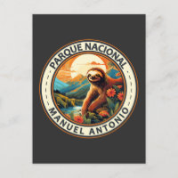 Parque Nacional Manuel Antonio Sloth Viagem Art