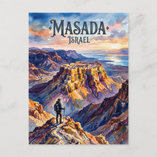 Cartão Postal Parque Nacional Masada Israel