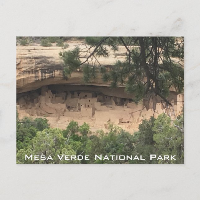 Cartão Postal Parque Nacional Mesa Verde (Frente)