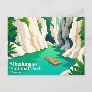 Cartão Postal Parque Nacional Minalungao Filipinas