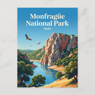 Cartão Postal Parque Nacional Monfragüe Espanha