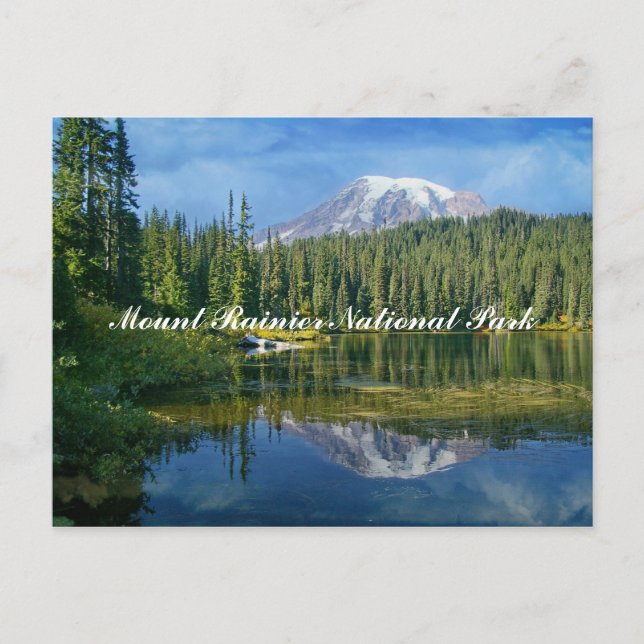 Cartão Postal Parque Nacional Monte Rainier (Frente)
