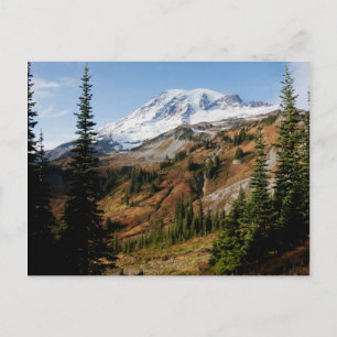 Cartão Postal Parque Nacional Mount Rainier, outono