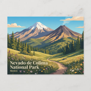 Cartão Postal Parque Nacional Nevado de Colima México
