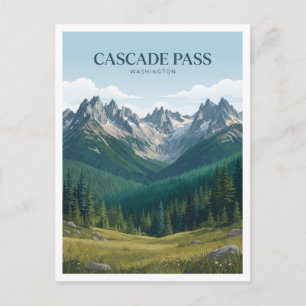 Cartão Postal Parque Nacional North Cascades — Viagem ao Cascade