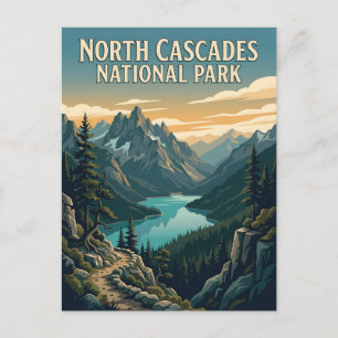 Cartão Postal Parque Nacional North Cascades Washington Poster
