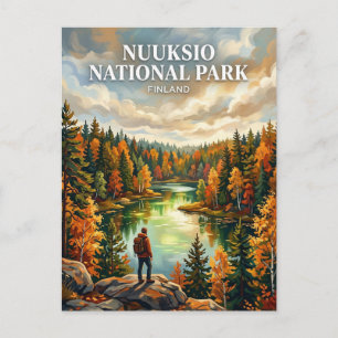 Cartão Postal Parque Nacional Nuuksio Finlândia