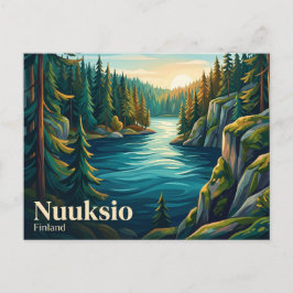 Cartão Postal Parque Nacional Nuuksio Finlândia