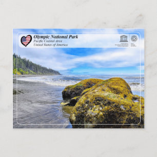 Cartão Postal Parque Nacional Olímpico - Área Costeira do Pacífi