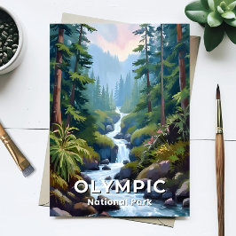 Cartão Postal Parque Nacional Olympic | Viagem pelo Washington