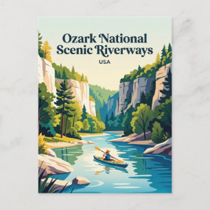 Cartão Postal Parque Nacional Ozark National Scenic Riverways EU