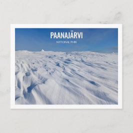 Cartão Postal Parque Nacional Paanajarvi Paisagem Invernal de Ne