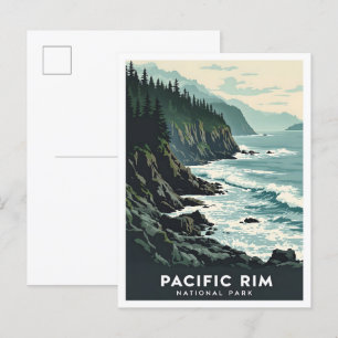 Cartão Postal Parque Nacional Pacific Rim Canadá Viagem