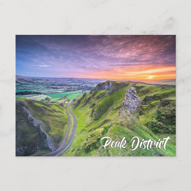 Cartão Postal Parque Nacional Peak District, Inglaterra (Frente)