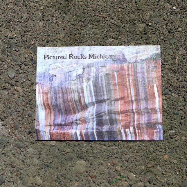 Cartão Postal Parque Nacional Pictured Rocks Michigan (Criador carregado)