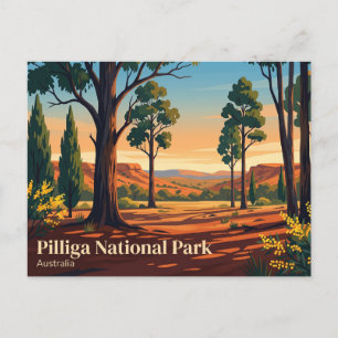 Cartão Postal Parque Nacional Pilliga Austrália