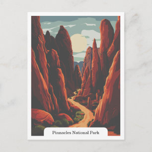 Cartão Postal Parque Nacional Pinnacles, Califórnia EUA