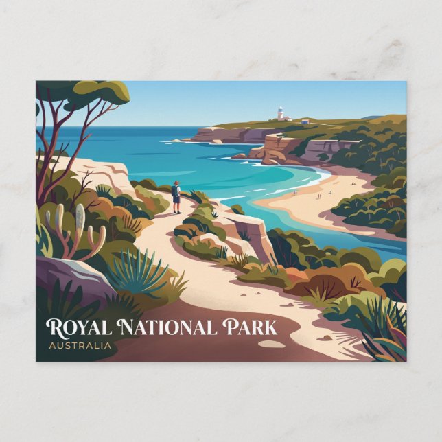 Cartão Postal Parque Nacional Real Austrália (Frente)